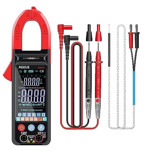 Alicate Amperímetro Multímetro Digital Profissional Testador com Cabo Multi Teste