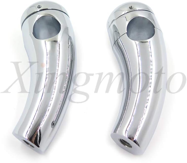 NBX- Motorcycle Custom Chrome 1" Handlebar 3.5" Risers Handlebar Risers For Compatible with Yamaha V-Star 650 Black Silverado Road Star 1600/1700