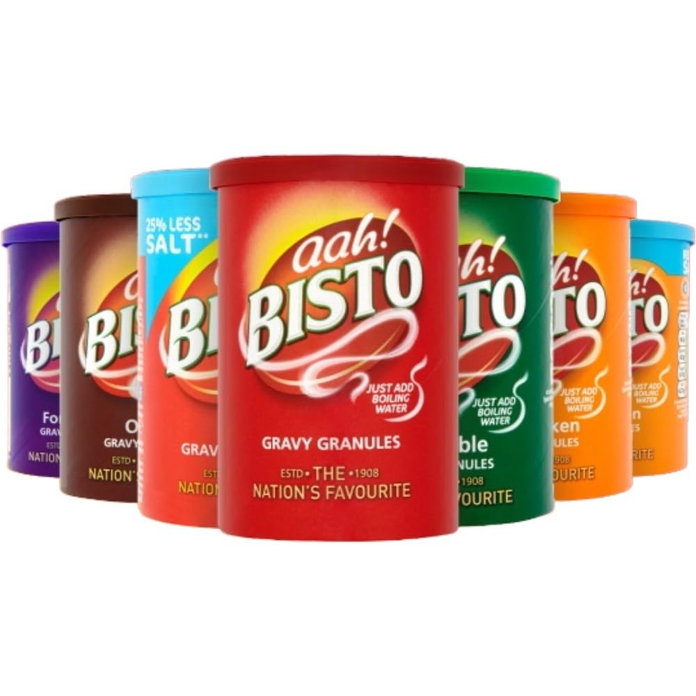 Bisto Flavoursome & Delicious Gluten Free Gravy Granules for Hearty Family Mealtimes, 175 g Tub (Pack of 1)