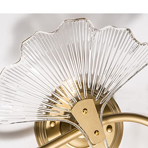 Lámpara de pared creativa de ginkgo para iluminar tu salón moderno 4