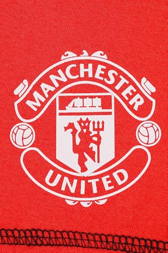 Manchester United Mens 2 Pack Football Club Boxer Shorts Cotton Boxers Multipack Trunks Underwear (XX-Large) Red - Image 2