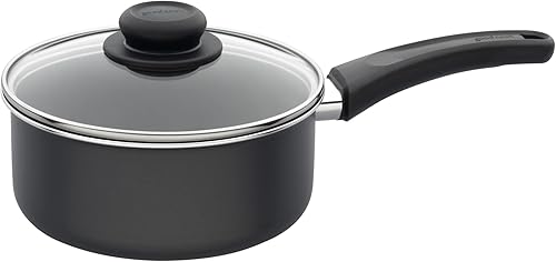 Miniatura 5 de Utensilio de cocina Good Cook con tapa, 11 pulgadas, antiadherente, negro, Cacerola, S, No adhesivo negro