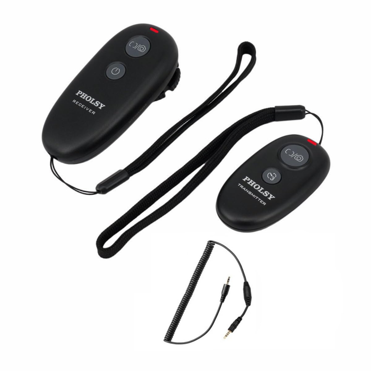 PHOLSY Télécommande sans Fil 262ft Déclencheur pour Panasonic Lumix | Compatible avec Panasonic S5, S1, G95, G91, G9, GH5, GH6, GH7, G85, G81, GX8, GX7, GH4, GH3, FZ2500, FZ2000, FZ1000