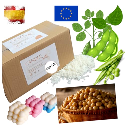 CANDLEVAL CERA DE SOJA DE ALTO PUNTO DE FUSION (500, gramos)