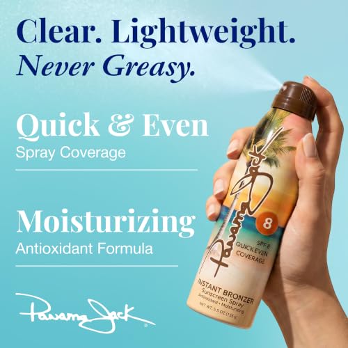 Image of Panama Jack Instant Bronzer Sunscreen, SPF 8, 5.5 OZ (Pack of 12)
