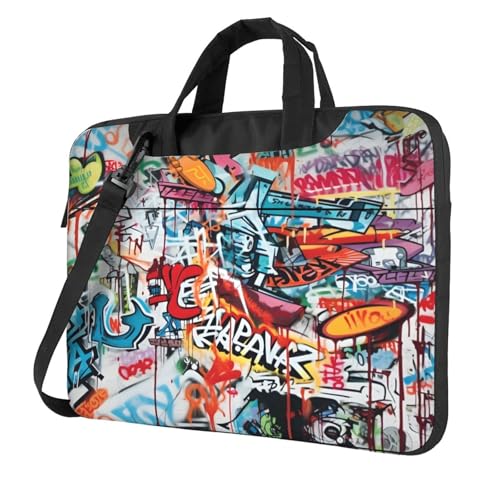 Laptop Bag Black White Stripes Laptop Tote Bag Women Men Laptop Sleeve Case Lightweight Computer Bag