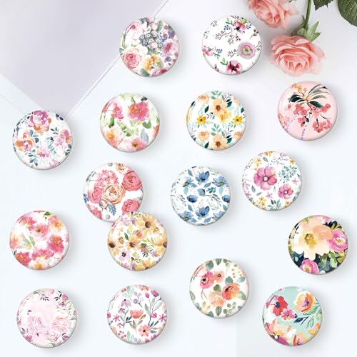 Imanes para nevera potentes y adornos magnéticos de flores para taquillas y gabinetes 4