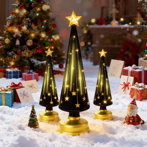 Kleiner Weihnachtsbaum mit Beleuchtung, Weihnachtsdeko, Weihnachtsbaum...