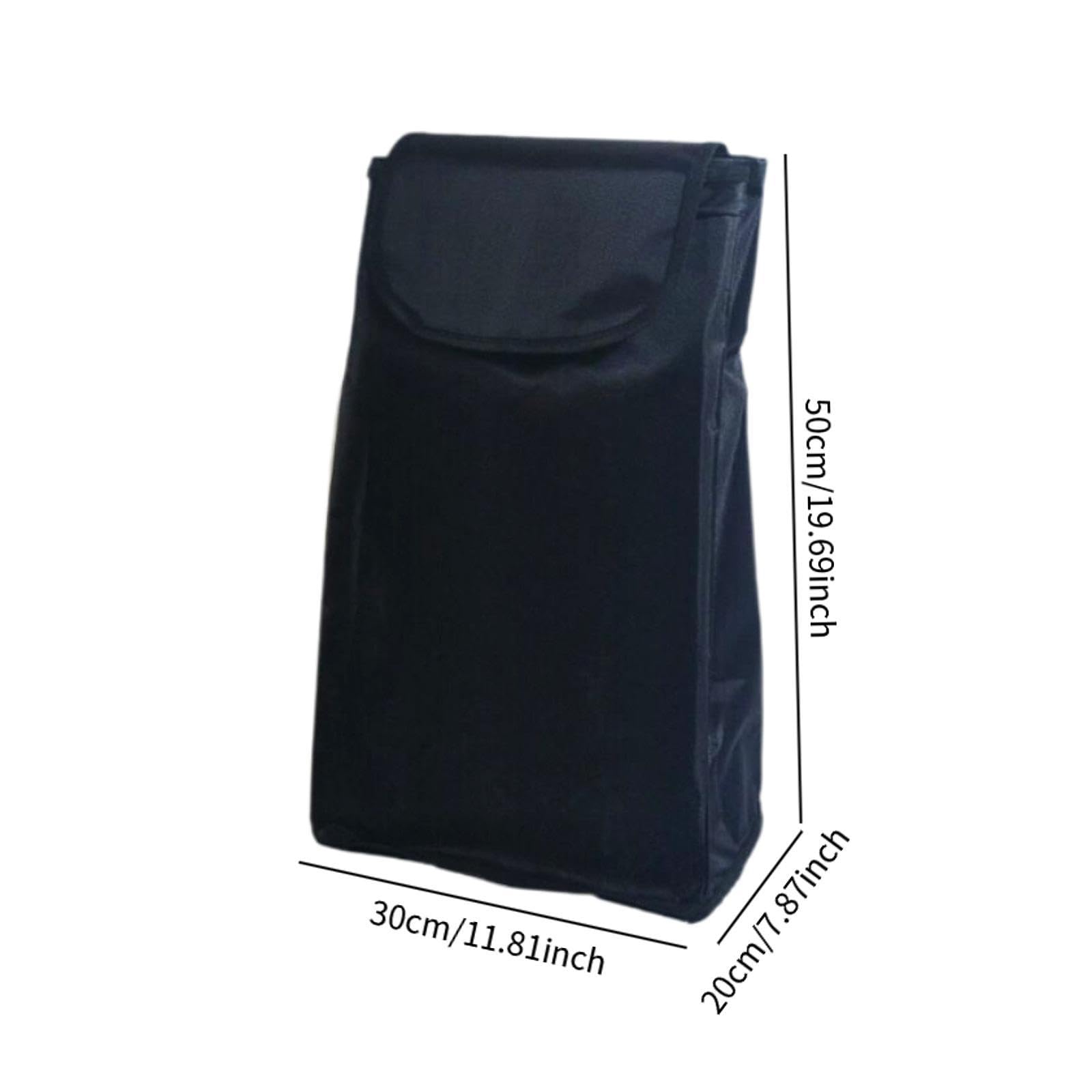 Oshhni Borsa del carrello della spesa Oxford tessuto Oxford Pulisci Utilità pieghevole Rinominabile borsa da mano impermeabile per carrelli da drogheria per