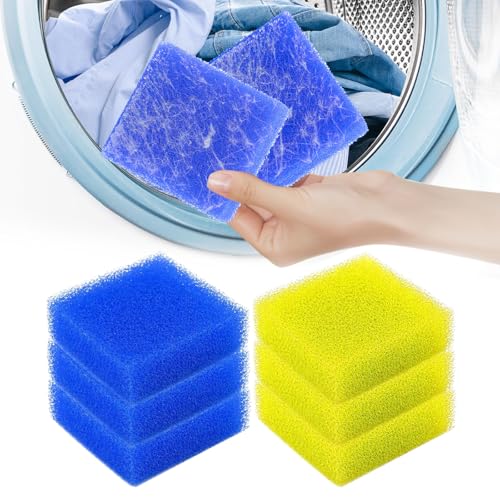 6PCS Pet Hair Remover for Laundry, Ultra-Adhesive Dryer Cat & Dog Hair Catcher, Reusable & Eco-Friendly Lint & Fur Remover, Pet Hair Removal Tool for Washing Machine, Safe for All Fabrics