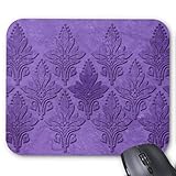  Mauspad mit seidenweicher Textiloberfl?che - Mouse Pad Paradise (antistatische Wirkung - perfekte Gleiteigenschaft PC / Computer Mousepad)-amoroso aged parchment in purple