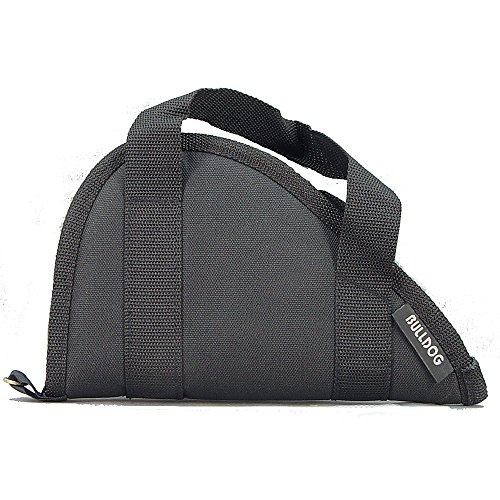 Bulldog Cases Black Pistol Rug with Accessory Pocket (Medium)