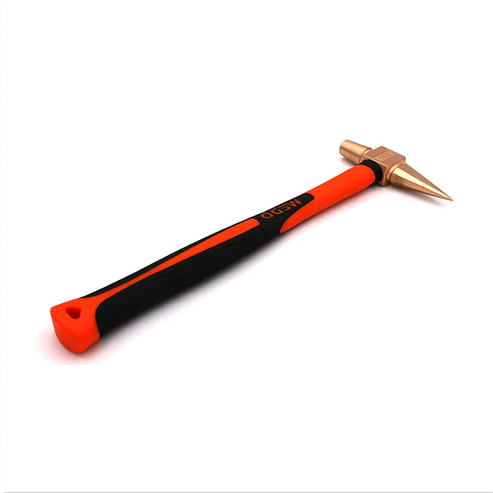 WEDO Martillo de prueba no parpadeante, sin chispas, Martillo de Inercia, mango de fibra de vidrio, no magnético, cobre de berilio, norma DIN, certificado BAM/FM, 280 mm, 250 g