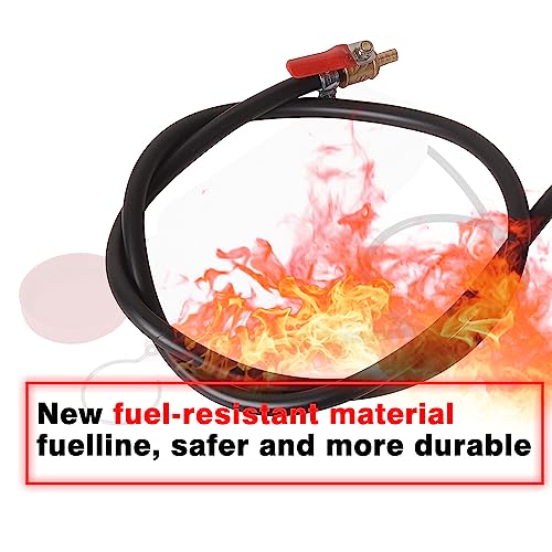 image for MOTO4U Auxiliary Gas Fuel Tank Universal Motorcycle Gas Tank Repair To