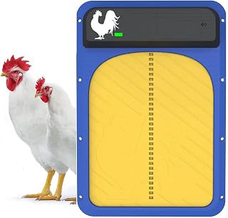 Automatic Chicken Coop Door Opener with Light Sensor IP44 Waterproof Battery Powered
