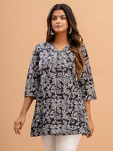 Image of feranoid Women Cotton Angrakha Kurti