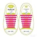 HYFAM Elastic Shoe Laces for Kids No Tie Shoelaces Waterproof Elastic Stretchy Silicone Tieless Shoe Laces for Sneakers Board Shoes Casual Shoes
