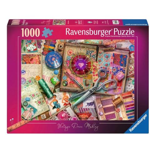 Ravensburger Puzzle, 1000 Teile: Schneiderei, Puzzles für Erwachsene, 70 x...