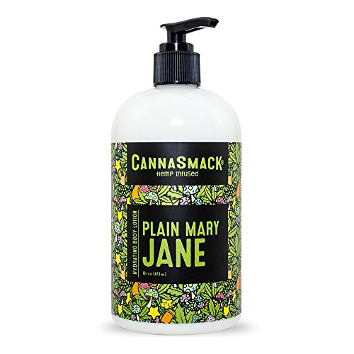 CannaSmack Plain Mary Jane Hydrating Hemp Body Lotion (16oz) - Unscented