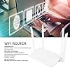 Router,4 Antennas, AC 300Mbps, Business Home AC Router for High Speed Internet, Supports WPA PSK, WPA2 PSK (Quad Antenna Router Through The Wall)