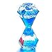 YUE ACTION Liquid Motion Bubbler Floating Sea Creatures, Diamond Shaped Liquid Timer for Fidget Toy,Autism Toys , Children Activity, Calm Relaxing and Home Ornament 