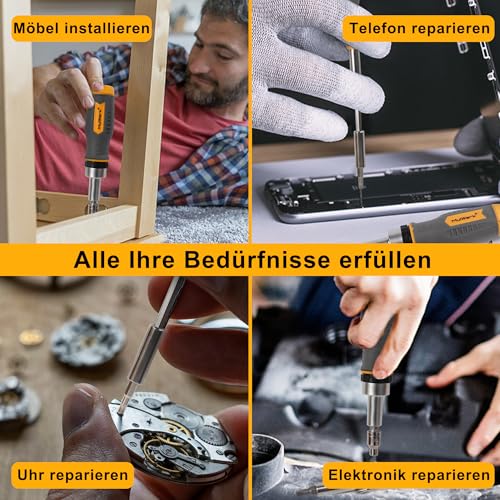 Torx T6-50 - Detailansicht von MULWARK 77tl. Bit & Steckschlüssel Ratschen Set Test – Dealfoxx.de