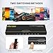 DGODRT 8×1 HDMI Switch 8 in 1 Out, 8 Port 4K HDMI Switcher Selector Box with IR Remote Control, Support 4K@30Hz Ultra HDR HDCP 3D 1080P for Xbox PS4 PC Laptop