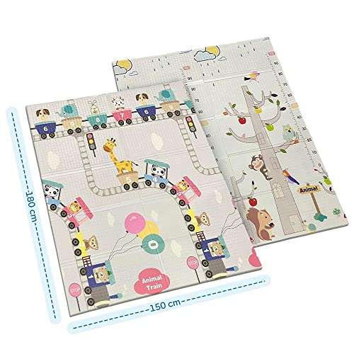 Tapete infantil dobrável XPE 1,80 x 1,50 m Comtac Kids 4568