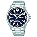 Price comparison product image Pulsar Mens Stainless Steel Bracelet Blue Dial Day Date PJ6095X1
