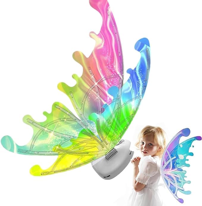 SARDAR JI TOY SHOP "Enchanting Light-Up Fairy Angel Wings: Illuminate Your Imagination Music Electric Moving Butterfly Wing for Girls,Kids Cosplay Halloween Costumes Dress Up Party Favor (B0CVRFZ7KD) Amazon Price History, Amazon Price Tracker
