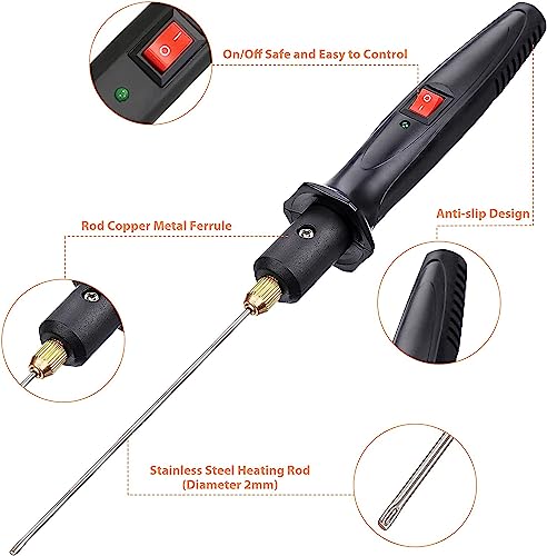 GOCHANGE Upgraded 15W Hot Knife Foam Cutter, 10CM Styrofoam Cutting Pen with Power Button, Indicator Light & 100-240V Power Adaptor for DIY Projects and Carving by GOCHANGE - Image 3