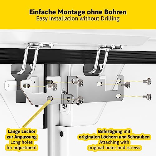 Siegvoll Hecktürverriegelung Einbruchschutz H1 / H2 Dach - Kein Bohren Hecktür Prick Stop Gerät mit Upgrade Klappsplint, Wohnmobil Zubehör für Fiat Ducato, Jumper, Boxer X250 X290