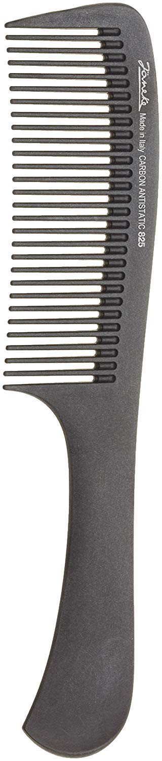Jäneke 55825 Carbon Comb Approx. 22.5 cm Anti-Static Hair Comb Hairdressing Comb Continuous Wide Coarse Teeth (825) سماعه قيمنق