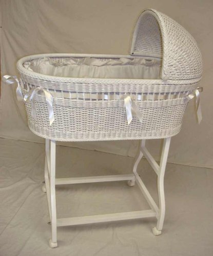 wicker bassinet amazon