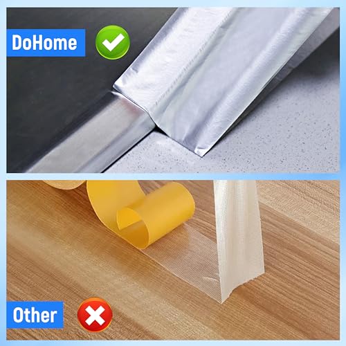 Image of Aluminum Foil Tape, 12 Pack Duct Tape Insulation Adhesive Metal High Temperature Duct Tape Heavy Duty Waterproof, Silver for Duct Work, Dryer Vent, HVAC，2 inch *22 Yards