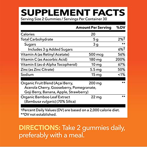 Havasu Nutrition Superfruit Gummies & Saw Palmetto Herbal Supplement Combination For Collagen Production And Reduction Of Hair Loss #TOP1