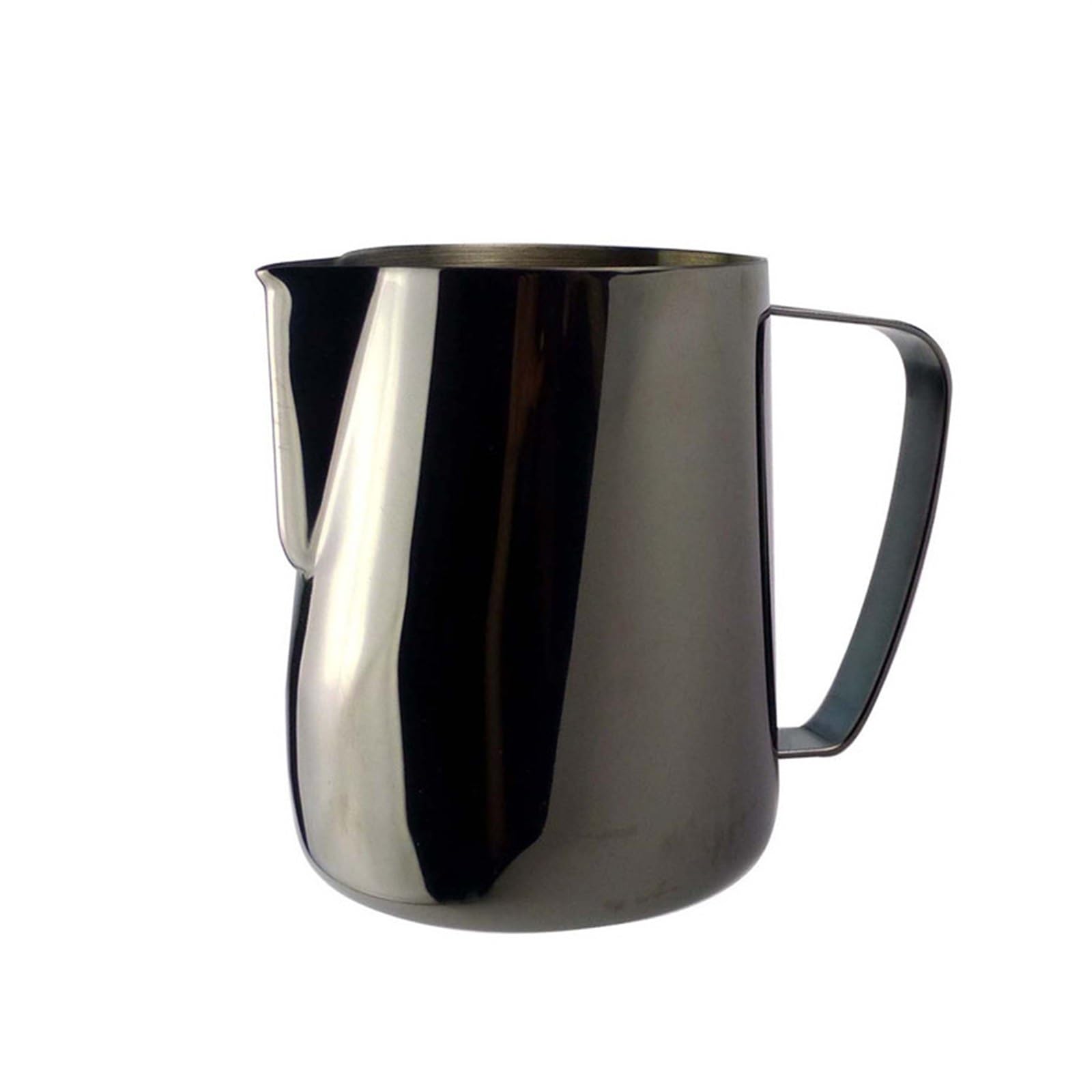 Pot à Lait Stainless Steel Latte Coffee Milk Jug Cup Frothing Pitcher Pull Flower Cup Coffee Milk Frother Milk Foaming Cup Tool 0.35-0.6L(600ml,Blue)