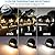 LEONLITE 12-Pack LED Low Voltage Deck Lights, 180LM Landscape Step Railing Fence Light, 12-36V AC/DC, Die-cast Aluminum Housing & Frosted Glass Lens, UL Listed Cord, Black, 2700K/3000K/4000K