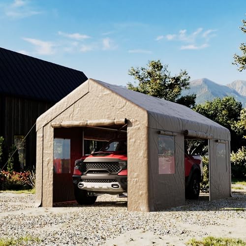 COSIEST 10x20 Gable Roof Storage Shelter