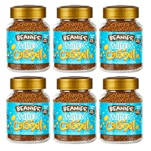 Beanies Salted Caramel Flavoured Instant Coffee 50 g Pack of 6