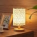 Produktbild Hölzerne LED-Nachtlampe Mit Warmem Licht, Kleine Tischlampe Aus Holz, Moderne LED-Tischlampe, Tischlampe Im Nordischen Stil Im Schlafzimmer, Hotel Oder Café