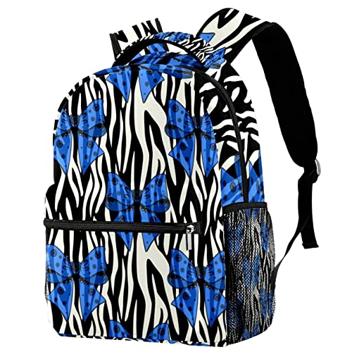 Sac à dos de voyage Leisure Campus résistant avec porte-bouteille zébré