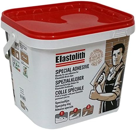 Elastolith 55042 15 kg 6 m sq Bucket Adhesive/Grout - Anthracite