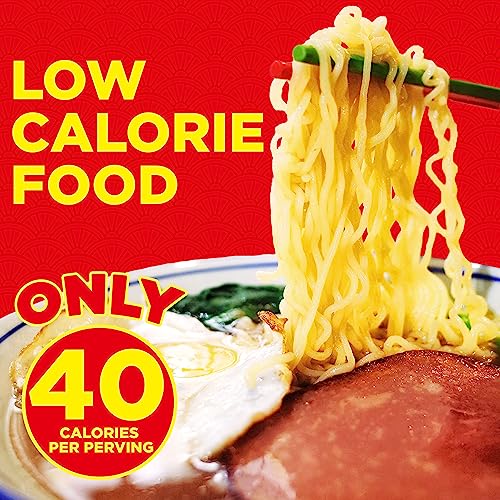 Keto Ramen Noodles (6 Packs) - Low Calorie, Gluten Free Shirataki Noodles for Healthy, Low Carb Meals (5.3 Oz/Pack)