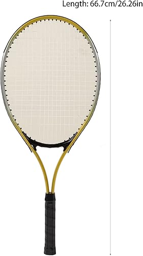 Miniatura 4 de Topyond Raqueta de tenis, raqueta para adultos para hombres y mujeres, aleación de aluminio ultraligera, raquetas de tenis para entrenamiento,