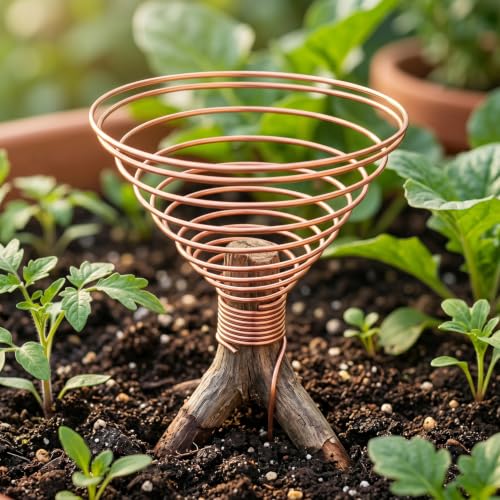 Image of Tenn Well 16.4ft 12 Gauge 99.9% Dead Soft Copper Wire | Bendable metal craft wire for electroculture Gardening, jewelry making, sculpting, floral /wreath making, wire wrapping