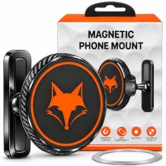 DESERT FOX GOLF Magnetic Golf Cart Phone Holder Mount for iPhone Android