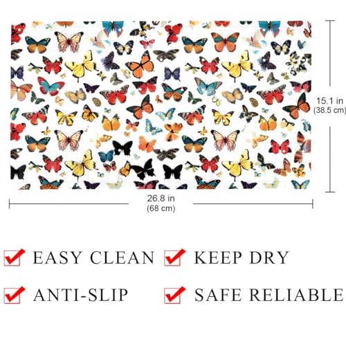 Tapis de bain antidérapant de qualité supérieure Multi Art en PVC durable - 5