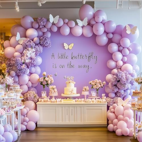 Image of KBZVNAF Pastel Purple Latex Party Balloons 50 Pack 12 inch