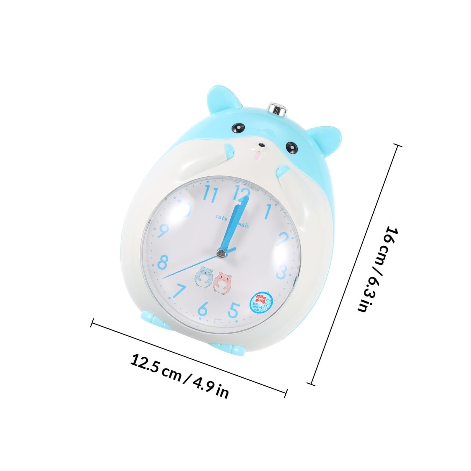 Abaodam Reloj Despertador Luz Nocturna y Azul Esfera Digital de Hámster